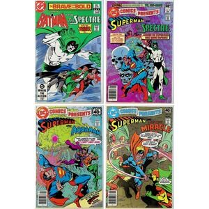 DC Comics Superman Team-Up Lot - Spectre,‎ Aquaman, Mr. Miracle, More!